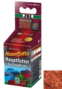 JBL NanoBetta - Основной корм в форме хлопьев для бойцовых рыбок (петушков) в нано-аквариумах, 60 мл