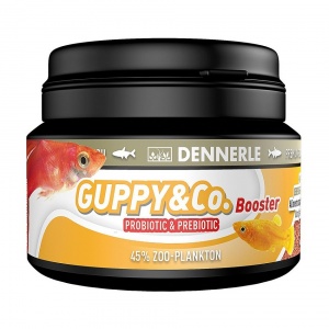 Dennerle Guppy & Co. - Основной корм в форме гранул для гуппи и других живородящих карпозубых рыб, 1