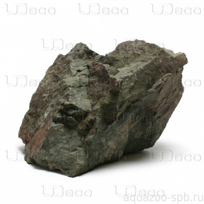 UDeco Grey Stone M - Натуральный камень Серый для оформления аквариумов и террариумов,  1 шт