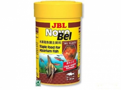 JBL NovoBel - Основной корм в форме хлопьев для всех аквариумных рыб, 100 мл. (16 г.)